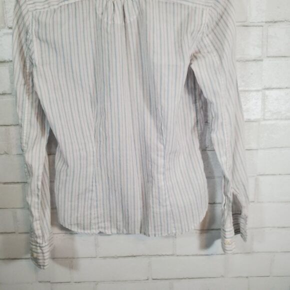 AEO sheer full-button down blouse - Picture 10 of 13